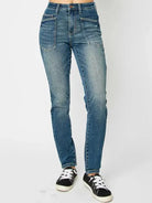 All-Day Flatter High-Rise Skinny Jeans by Judy Blue-Women's Jeans-Shop Z & Joxa