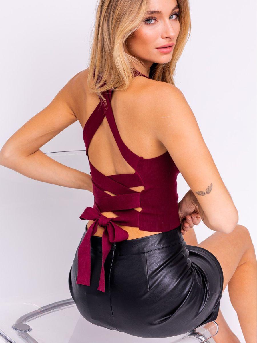 All Wrapped-Up Cropped Cami-Women's Clothing-Shop Z & Joxa
