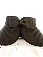 Alli's Corner Bow & Go Wide Brim Visor-Sun Visor-Shop Z & Joxa