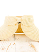Alli's Corner Bow & Go Wide Brim Visor-Sun Visor-Shop Z & Joxa