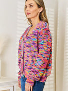Angel Wings Sweet Mirage V-Neck Long Sleeve Knit Cardigan-Women's Shirts & Tops-Shop Z & Joxa