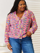 Angel Wings Sweet Mirage V-Neck Long Sleeve Knit Cardigan-Women's Shirts & Tops-Shop Z & Joxa