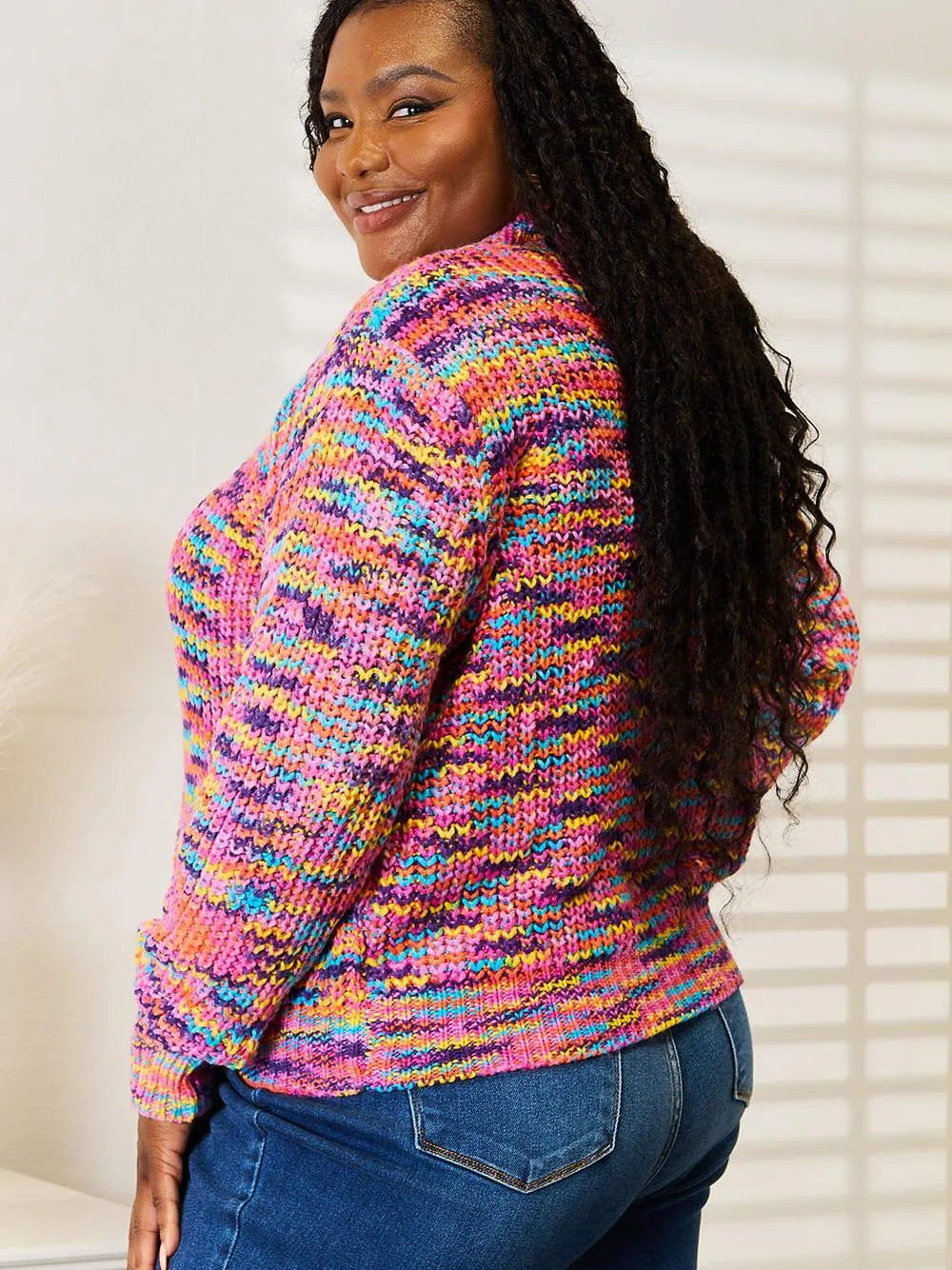 Angel Wings Sweet Mirage V-Neck Long Sleeve Knit Cardigan-Women's Shirts & Tops-Shop Z & Joxa