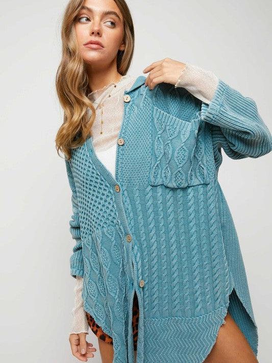 Baby Soft Detailed Knit Cardigan-Women's Clothing-Shop Z & Joxa