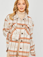 Be the Envy Must Have Plaid Shacket-Women's Clothing-Shop Z & Joxa