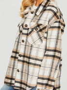 Be the Envy Must Have Plaid Shacket-Women's Clothing-Shop Z & Joxa