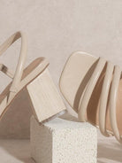 Beach Waves Wooden Heel Sandals-Women's Shoes-Shop Z & Joxa
