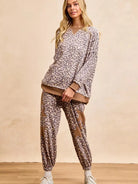 BiBi Leopard Lounge Animal Print French Terry Sweatshirt-Shop Z & Joxa