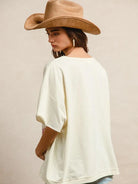 BiBi Star Struck Stars and Stripes Patchwork Oversized T-Shirt-Women's Shirts & Tops-Shop Z & Joxa