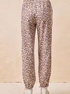 BiBi Wild Side Leopard Track Pants with Side stripes-Women's Pants-Shop Z & Joxa