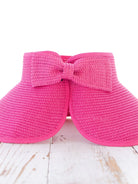 Bow & Go Wide Brim Visor-Women's Accessories-Shop Z & Joxa