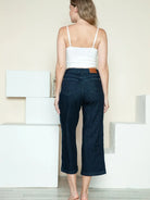 Braided Bliss High-Rise Wide Leg Crop Jeans by Judy Blue-Women's Jeans-Shop Z & Joxa