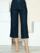 Braided Bliss High-Rise Wide Leg Crop Jeans by Judy Blue-Women's Jeans-Shop Z & Joxa