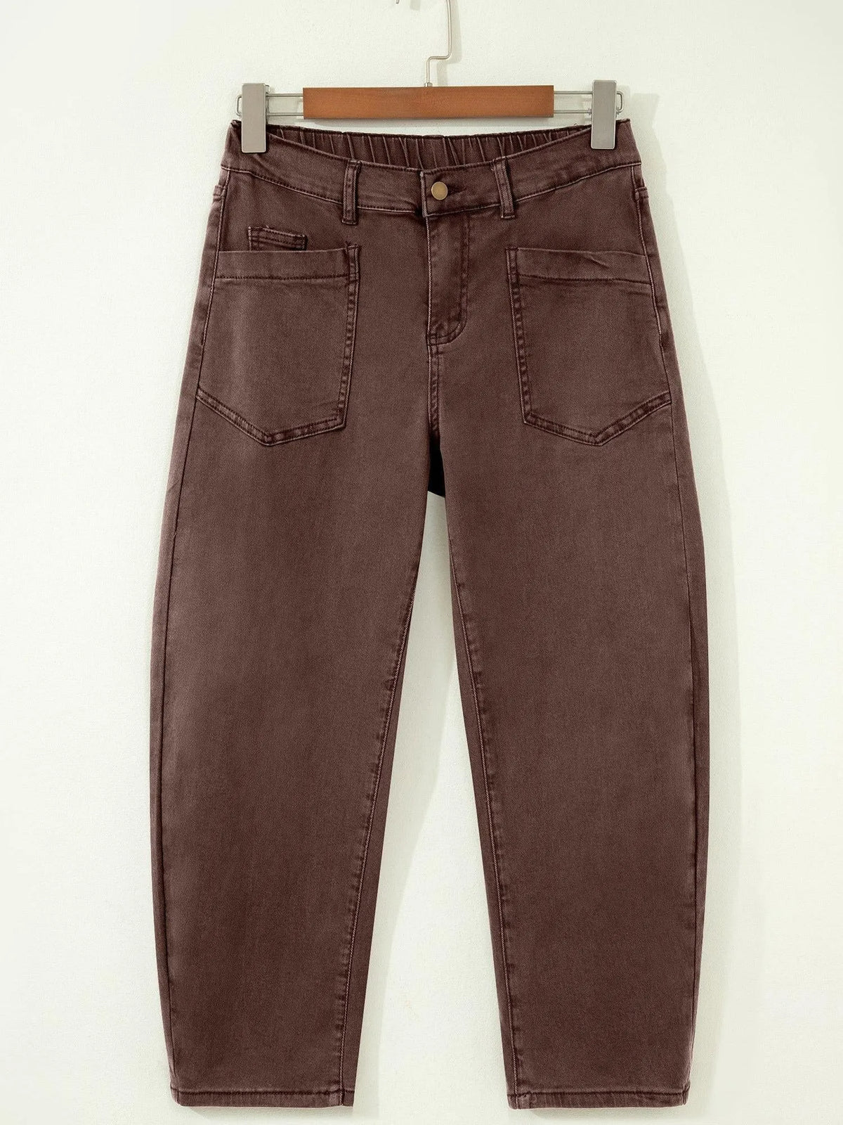 Briar Patch Barrel Jeans with Patch Pockets-Women's Jeans-Shop Z & Joxa