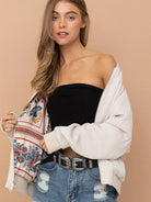 Champagne + Paisley Too Reversible Satin Bomber Jacket-Women's Outerwear-Shop Z & Joxa