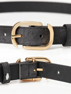 Chic Edge Rectangle Fashion Buckle Belt-Women's Accessories-Shop Z & Joxa