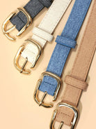 Chic Edge Rectangle Fashion Buckle Belt-Women's Accessories-Shop Z & Joxa