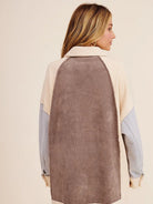 Cozy Contrast Soft Touch Terry-like Shacket by Listicle-Women's Outerwear-Shop Z & Joxa