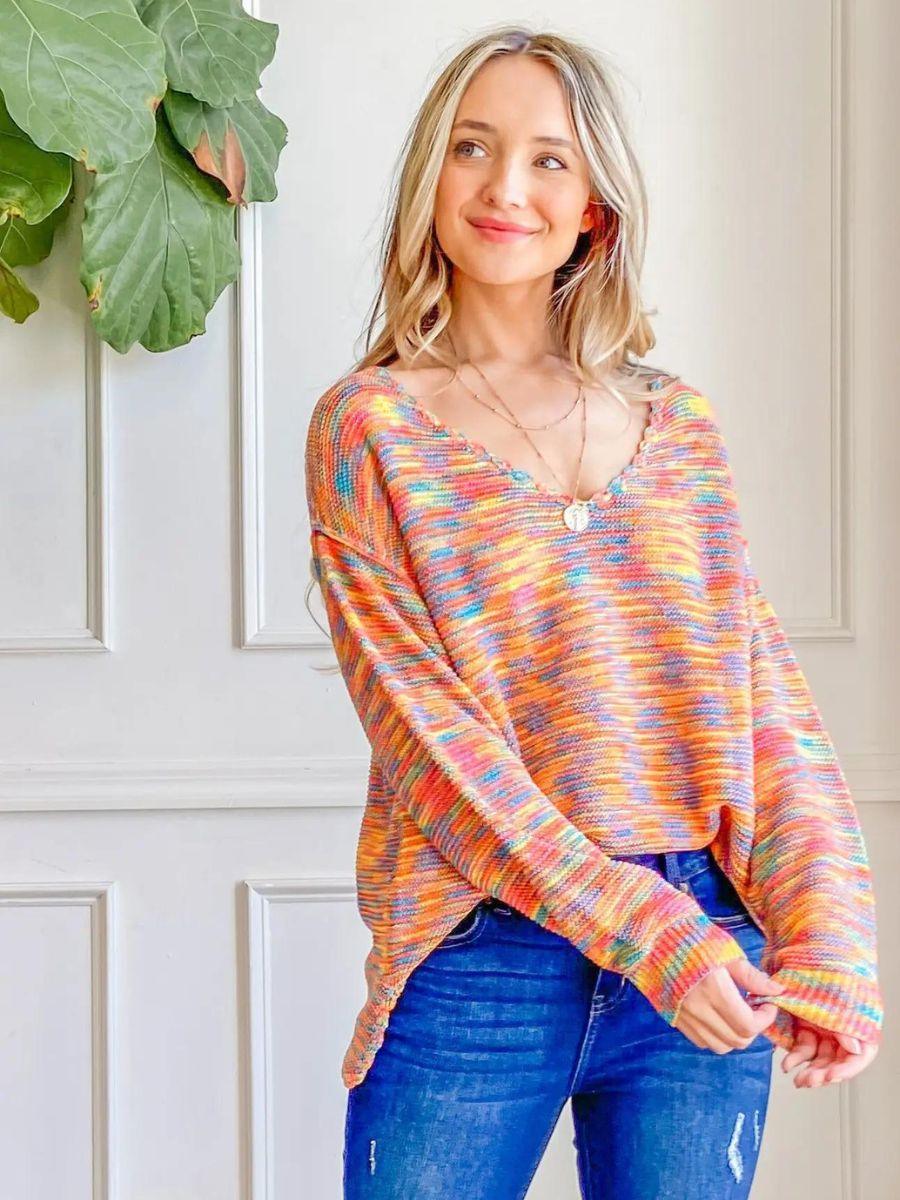 Create Your Own Rainbow Summer Sweater Top - Z & Joxa Co.