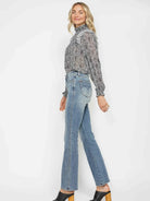 Curvy Chic Tummy Control Embroidered Bootcut Jeans by Judy Blue-Women's Jeans-Shop Z & Joxa