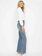 Curvy Chic Tummy Control Embroidered Bootcut Jeans by Judy Blue-Women's Jeans-Shop Z & Joxa