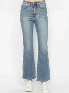 Curvy Chic Tummy Control Embroidered Bootcut Jeans by Judy Blue-Women's Jeans-Shop Z & Joxa