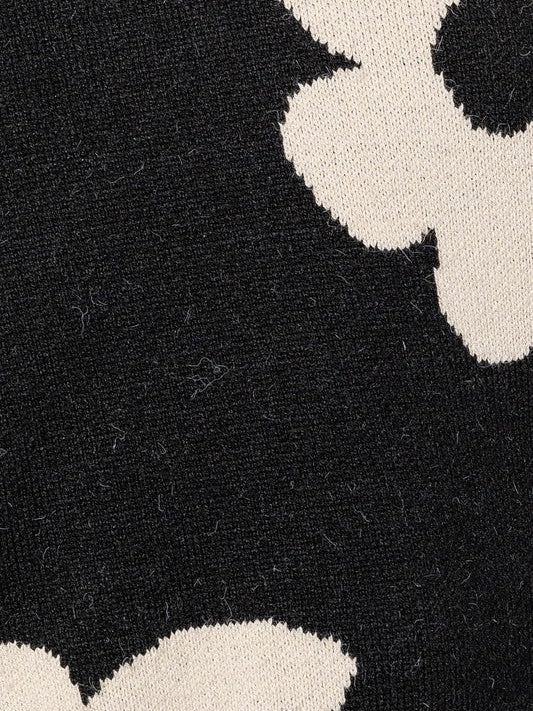 Daisy Cute Long Sleeve Cropped Sweater-Women's Clothing-Shop Z & Joxa