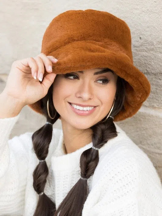 Dare to Dream Plush Bucket Hat-Women's Accessories-Shop Z & Joxa