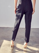 Dark Angel High Waisted Slim Pants-Women's Clothing-Shop Z & Joxa