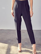 Dark Angel High Waisted Slim Pants-Women's Clothing-Shop Z & Joxa