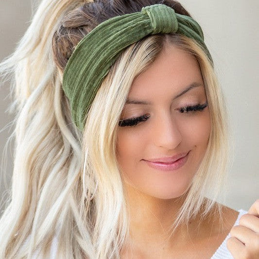 Defy the Norm Corduroy Headwrap-Women's Accessories-Shop Z & Joxa