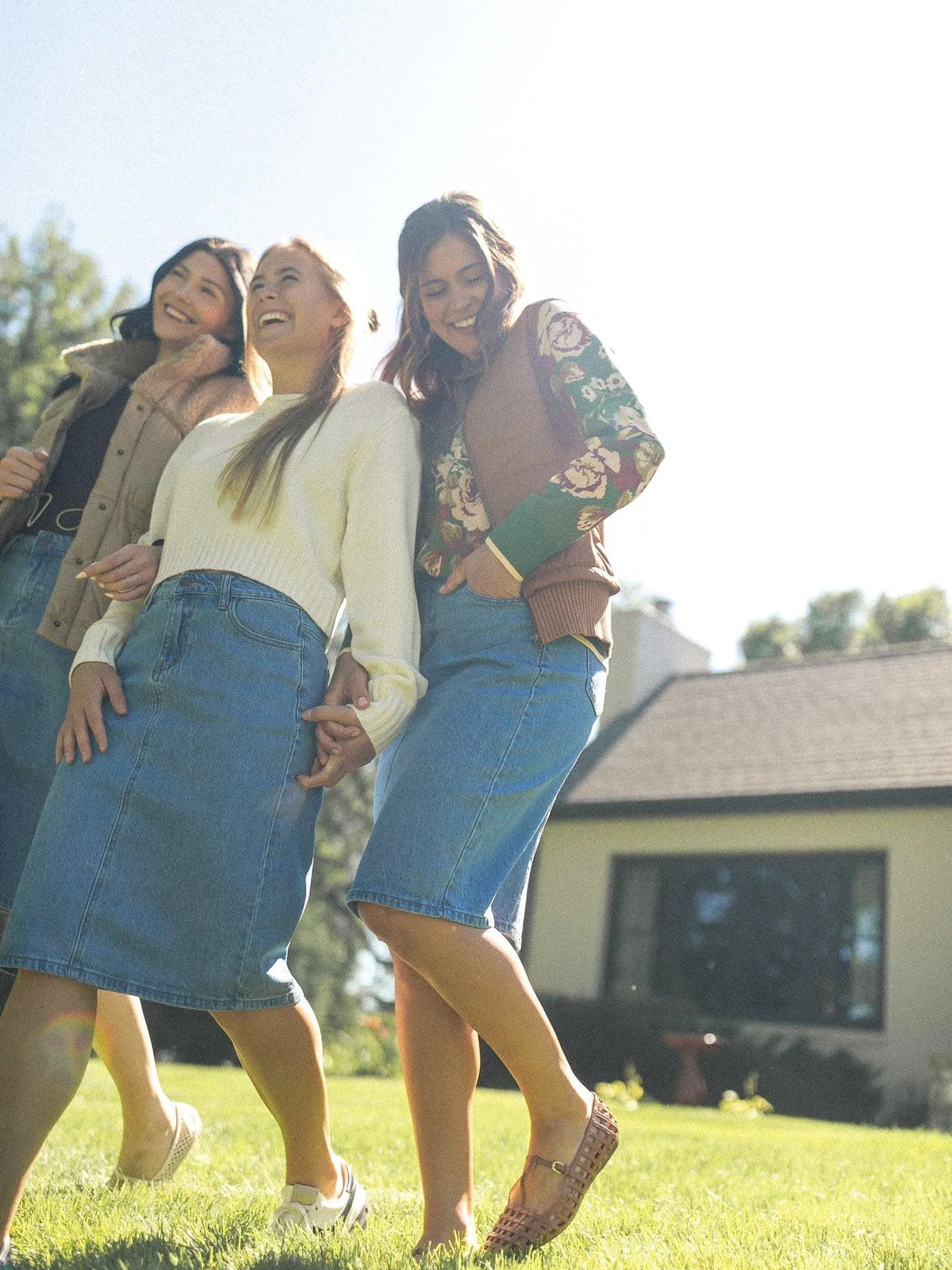 Denim Days Remi Medium Denim Midi Skirt-Women's Skirts & Skorts-Shop Z & Joxa