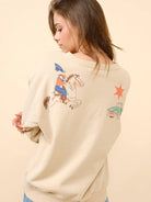 Desert Dreamin’ Howdy Western Crewneck Sweatshirt-Women's Shirts & Tops-Shop Z & Joxa