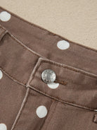 Dot your Average Polka Dot Print Barrel Jeans-Women's Jeans-Shop Z & Joxa