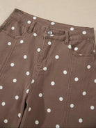 Dot your Average Polka Dot Print Barrel Jeans-Women's Jeans-Shop Z & Joxa