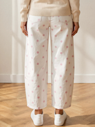 Dot your Average Polka Dot Print Barrel Jeans-Women's Jeans-Shop Z & Joxa