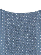 Dotted Blue Sky Ruched Crop Top-Women's Shirts & Tops-Shop Z & Joxa