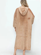 Double Take Cloud Kiss Oversized Hooded Blanket with Front Pocket-Women's Clothing-Shop Z & Joxa