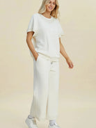 Double Take Pearl Harmony Matching Loungewear top and Pants-Women's Clothing-Shop Z & Joxa