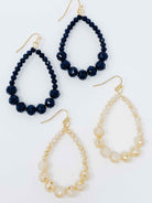 Ear Candy Beaded Teardrop Dangle Earrings-Women's Accessories-Shop Z & Joxa