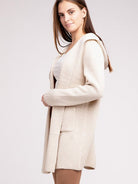 Effortless Style Open Front Hooded Long Cardigan with Front Pockets-Women's Shirts & Tops-Shop Z & Joxa