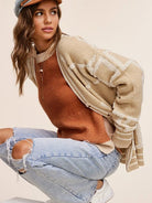 Effortless Style Textured Oversized Knit Cardigan-Women's Clothing-Shop Z & Joxa