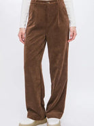 Everyday Style Corduroy Trouser Pants-Women's Clothing-Shop Z & Joxa