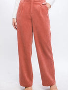 Everyday Style Corduroy Trouser Pants-Women's Clothing-Shop Z & Joxa