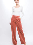 Everyday Style Corduroy Trouser Pants-Women's Clothing-Shop Z & Joxa