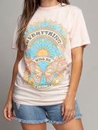 Everything Will Be Alright Mineral Wash Tee-Women's Clothing-Shop Z & Joxa