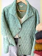 Falling for Fall Soft Quilted Jacket-Women's Clothing-Shop Z & Joxa