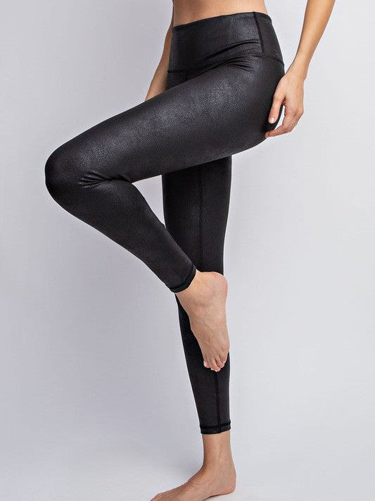 Fashion with Purpose Vegan Full-Length Chintz Leggings-Pants-Shop Z & Joxa
