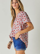 Find Beauty Everywhere Floral Print Top-Women's Clothing-Shop Z & Joxa