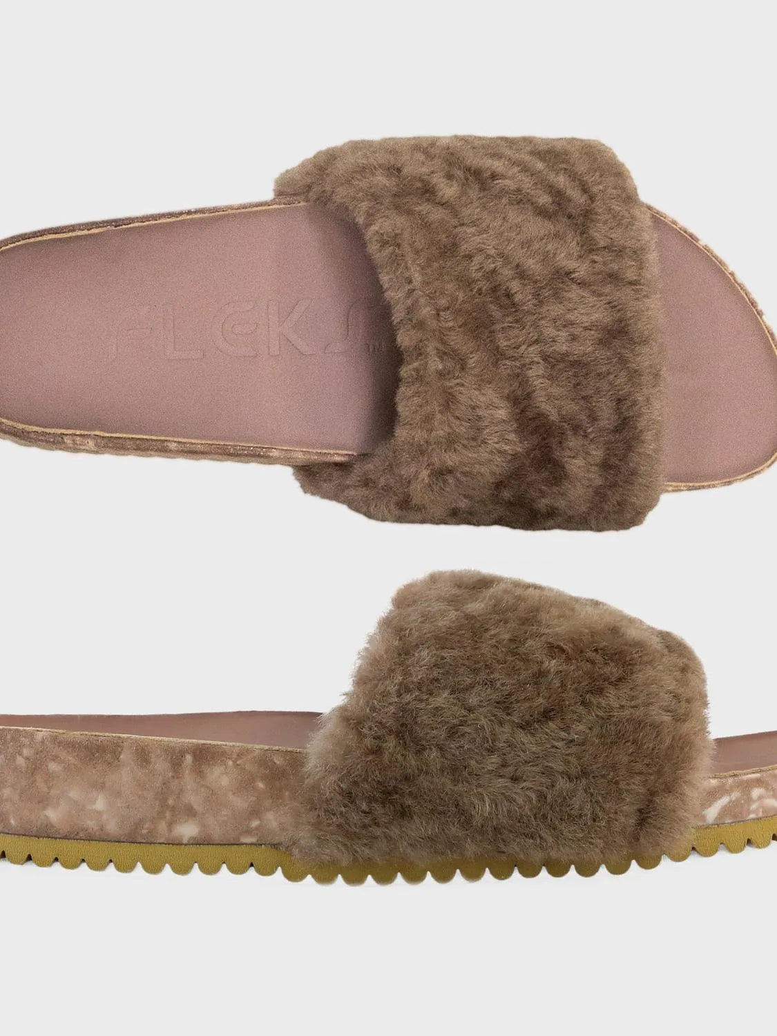Fleks Blushed San Ysidro Plush Slides-San Ysidro Slide-Shop Z & Joxa